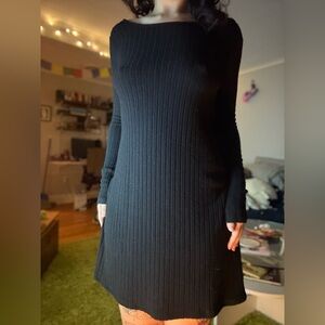 Soft & Sexy Black Long Sleeve Dress